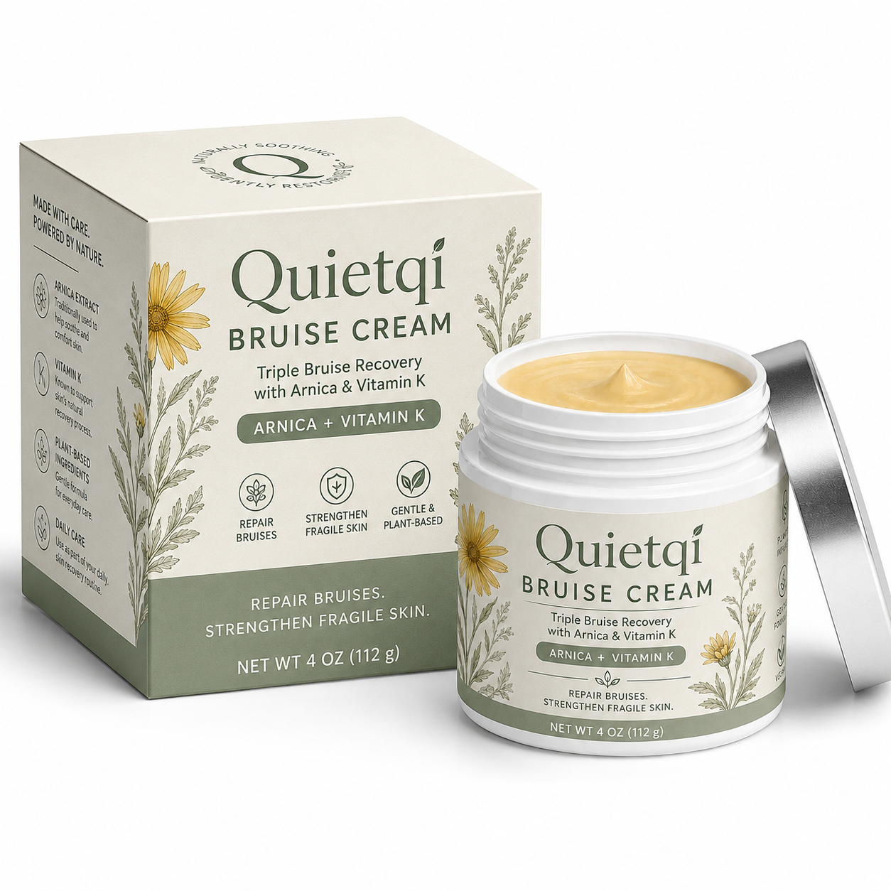 ⭐ Trusted by 100,000+ Customers – Quietqi Bruise Recovery Cream