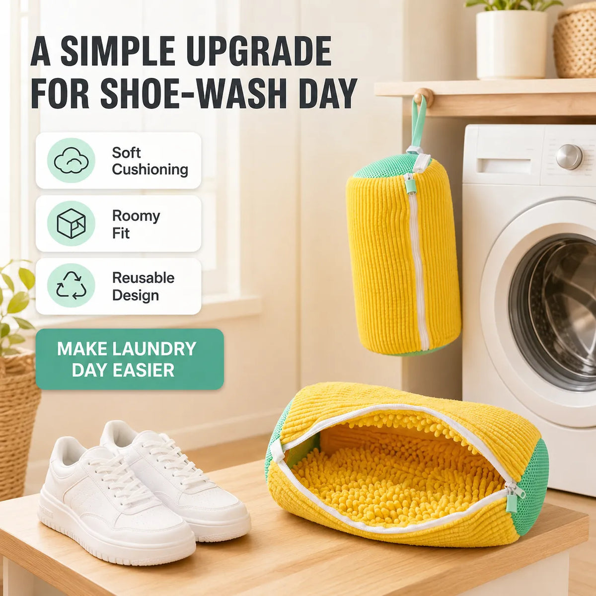 ⚡ Limited-Time30% OFF – Laundry Shoe Washing Bag for Washing Machine