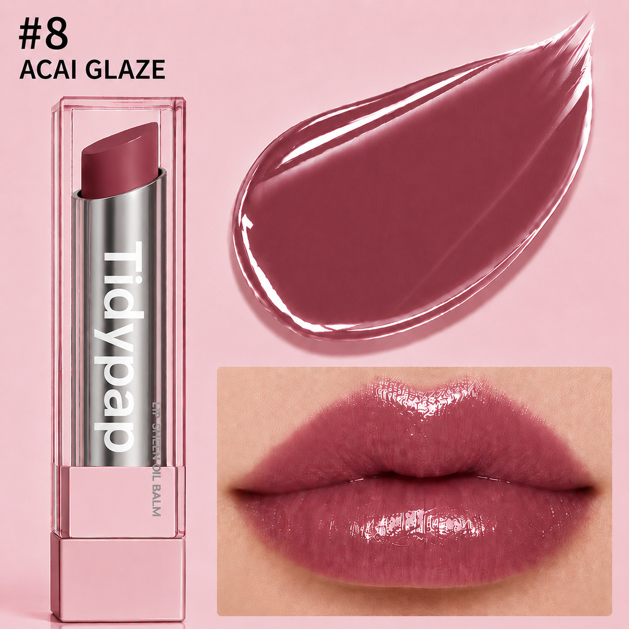 🔥Last Day Buy 1 Get 1 Free|Tidypap GLOW VEIL LIP SHEEN OIL BALM